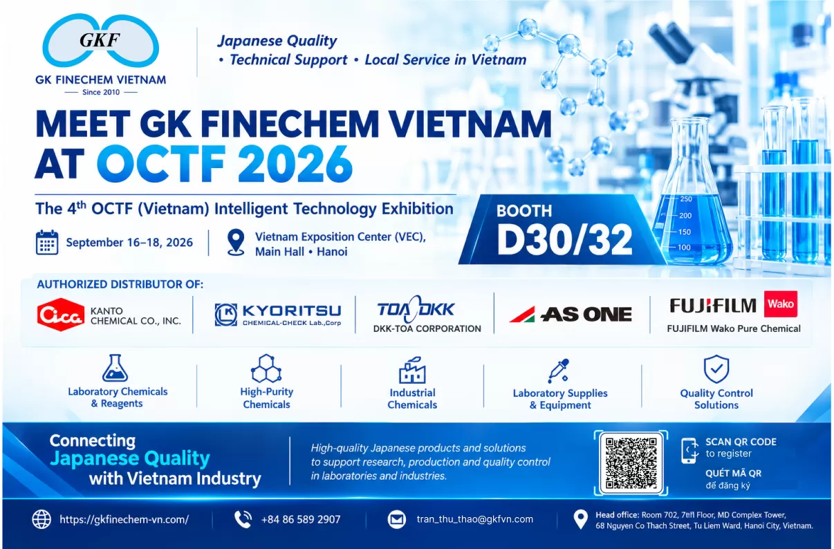Gặp gỡ GK Finechem Vietnam tại OCTF 2026 – Booth D30/32