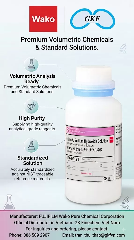 0.1mol/l Sodium Hydroxide Solution CAS 1310-73-2 | FUJIFILM Wako